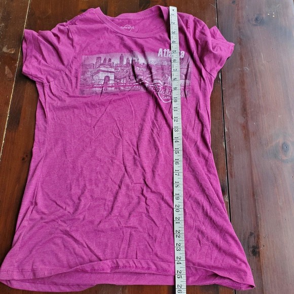 Hard Rock Cafe Atlanta Georgia XL T Shirt 25" Length 15" P2P Skyline Peaches I75 - Picture 5 of 6